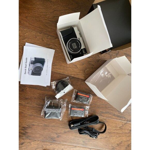 4K Digital Camera,Auto Focus 48MP Vlogging Camera - Picture 4 of 5